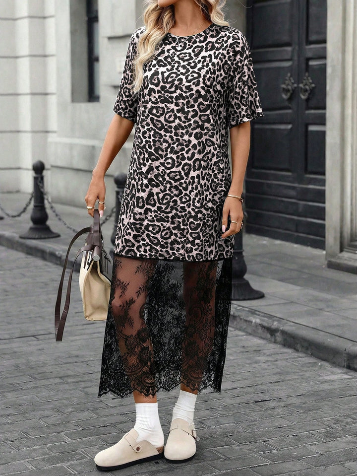 Rochie midi SHEIN, mix culori