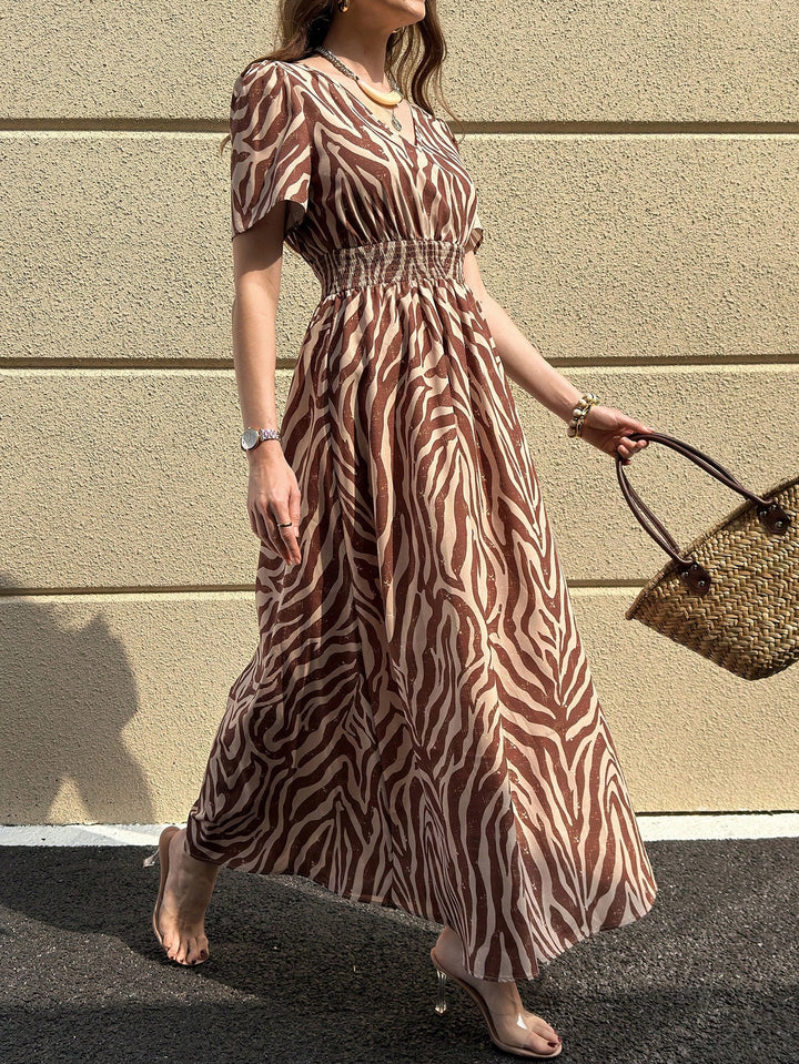 Rochie maxi SHEIN, maro