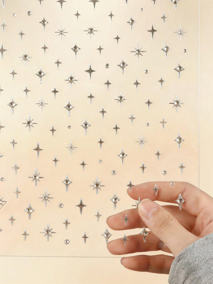 Sticker decorativ SHEIN, argintiu