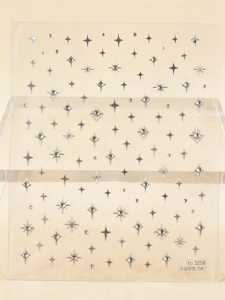 Sticker decorativ SHEIN, argintiu