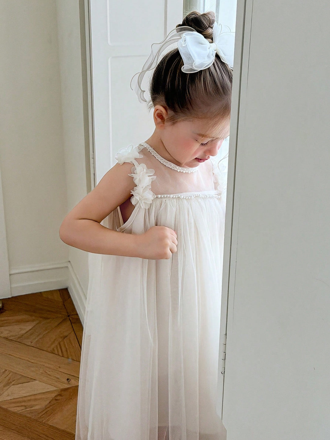 Rochie mini SHEIN, crem