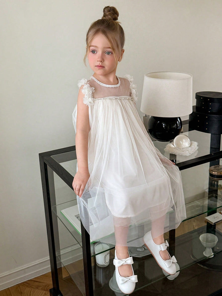 Rochie mini SHEIN, crem