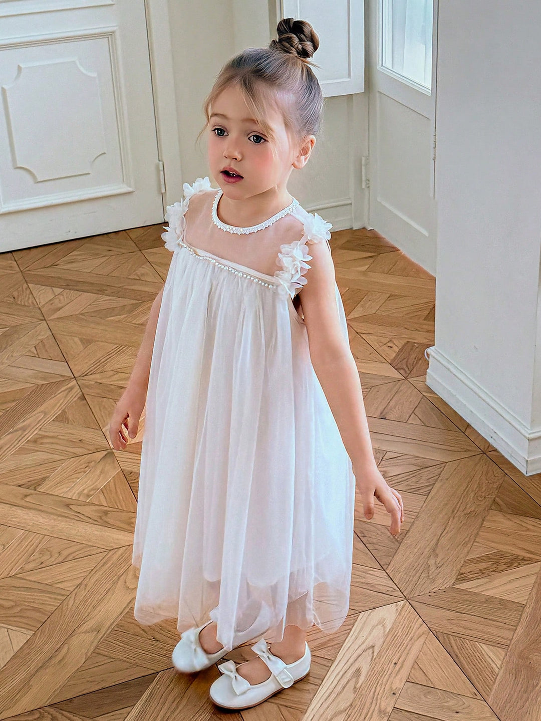 Rochie mini SHEIN, crem