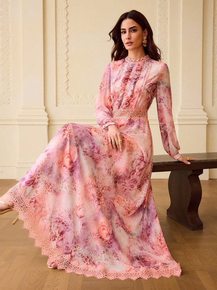 Rochie maxi SHEIN, mix culori