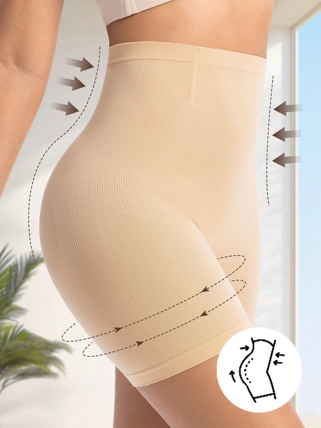 Lenjerie modelatoare SHEIN, portocaliu
