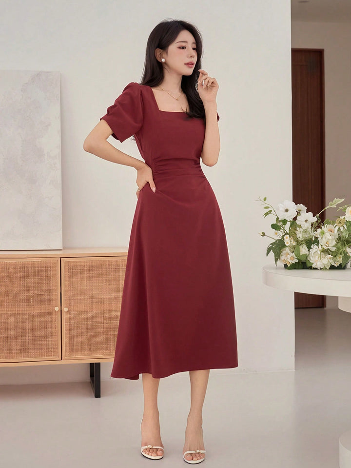 Rochie midi SHEIN, roșu