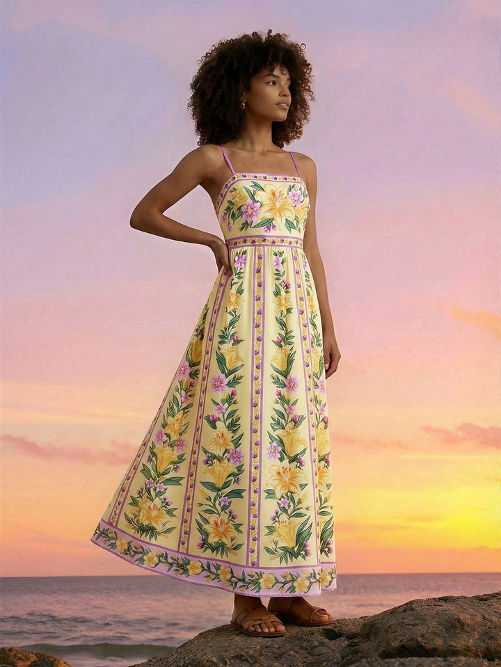 Rochie maxi SHEIN, galben