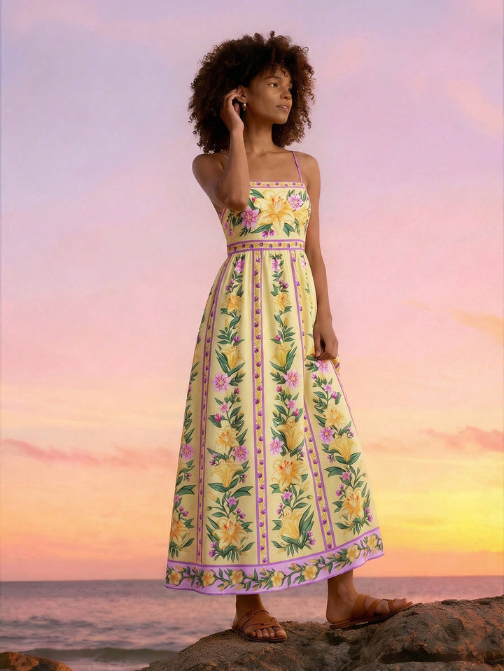Rochie maxi SHEIN, galben