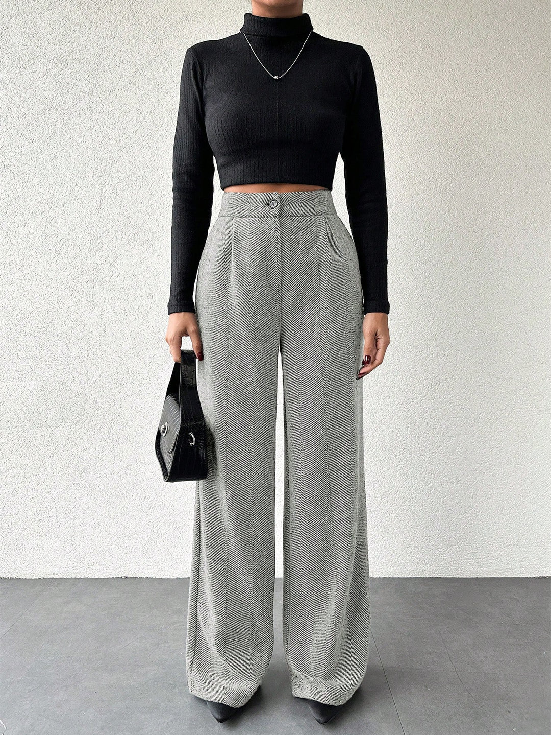 Pantaloni SHEIN, gri