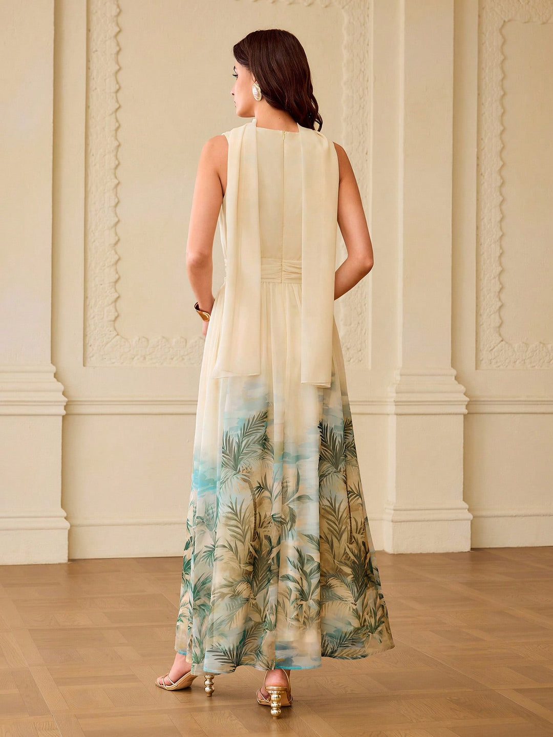Rochie maxi SHEIN, mix culori