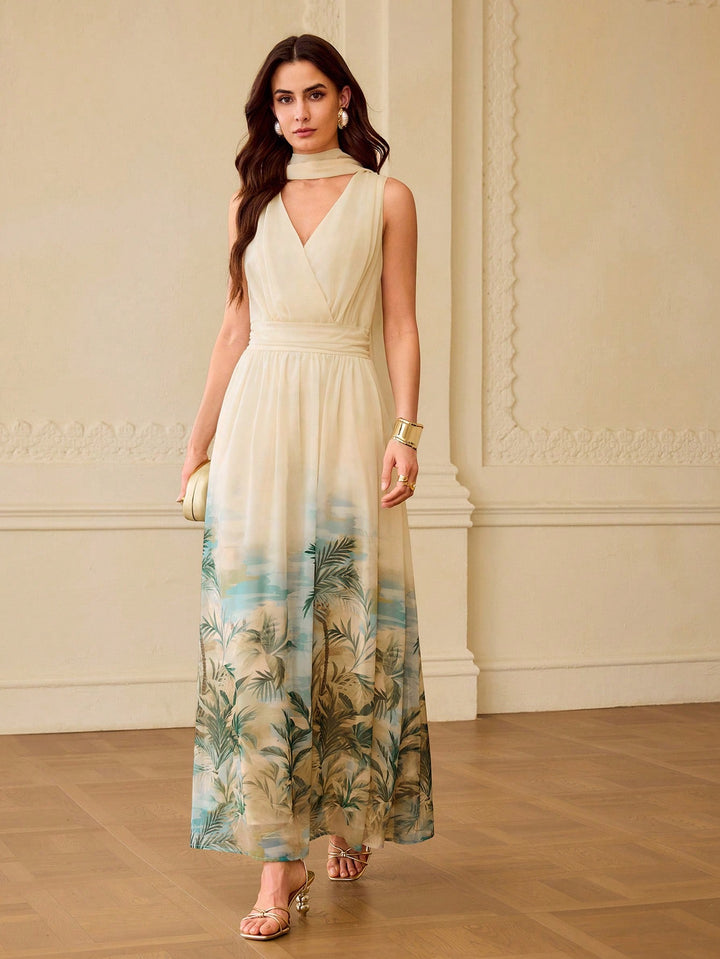 Rochie maxi SHEIN, mix culori