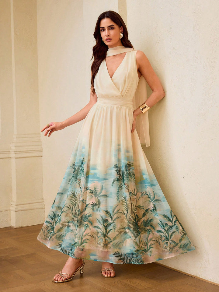 Rochie maxi SHEIN, mix culori