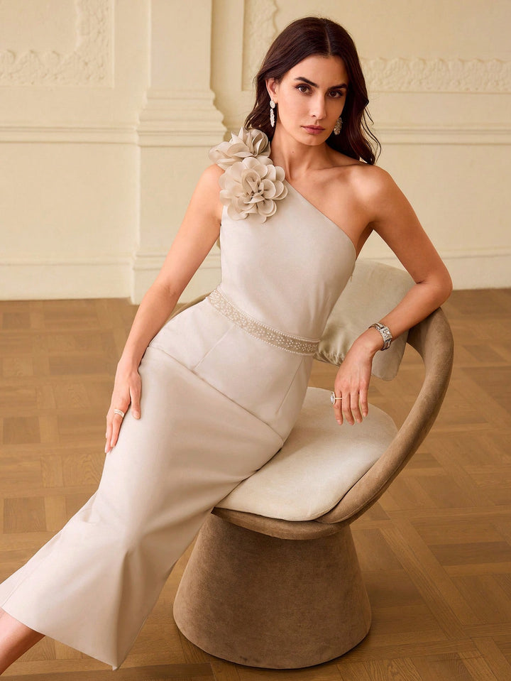 Rochie midi SHEIN, alb