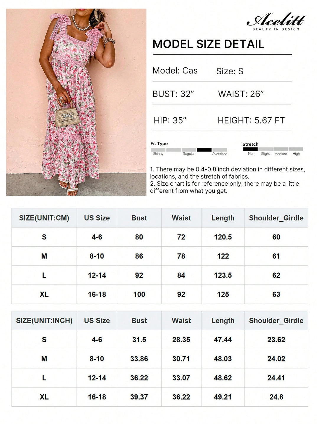 Rochie maxi SHEIN, mix culori