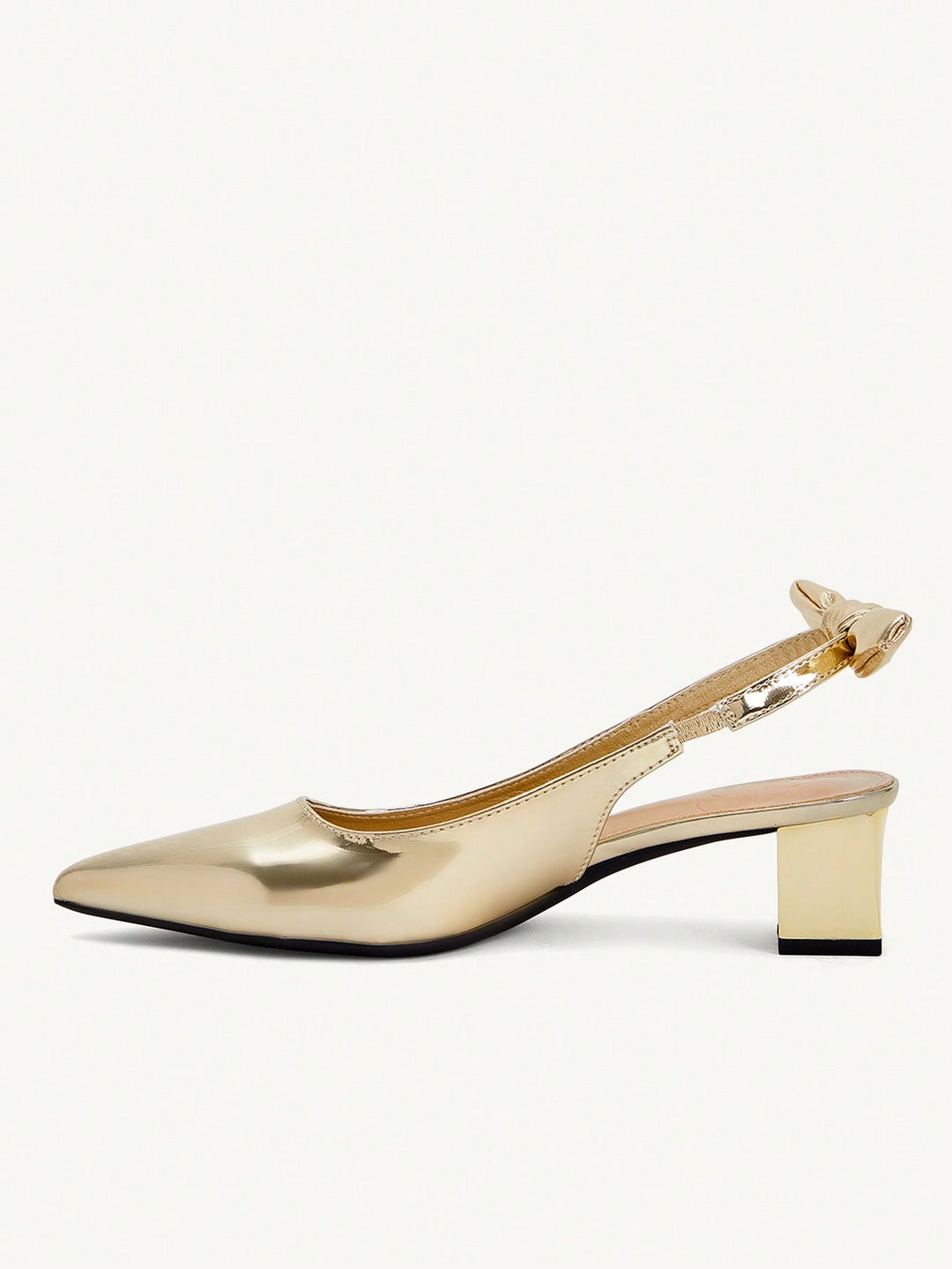 Pantofi cu toc SHEIN, auriu