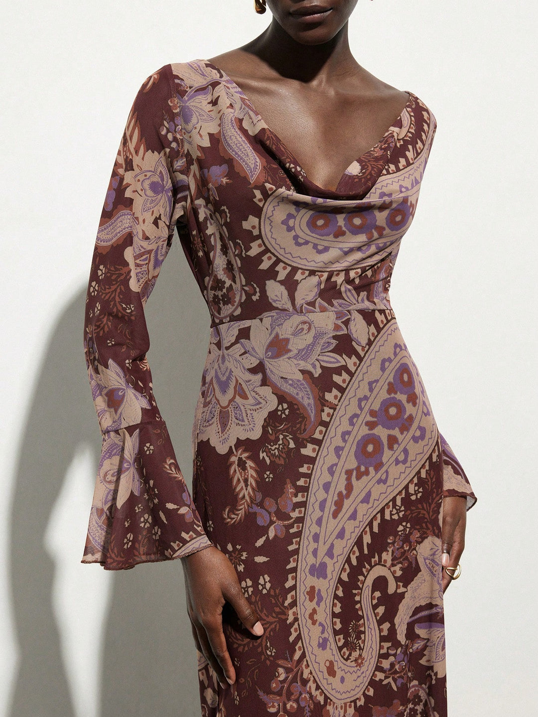 Rochie maxi SHEIN, mix culori