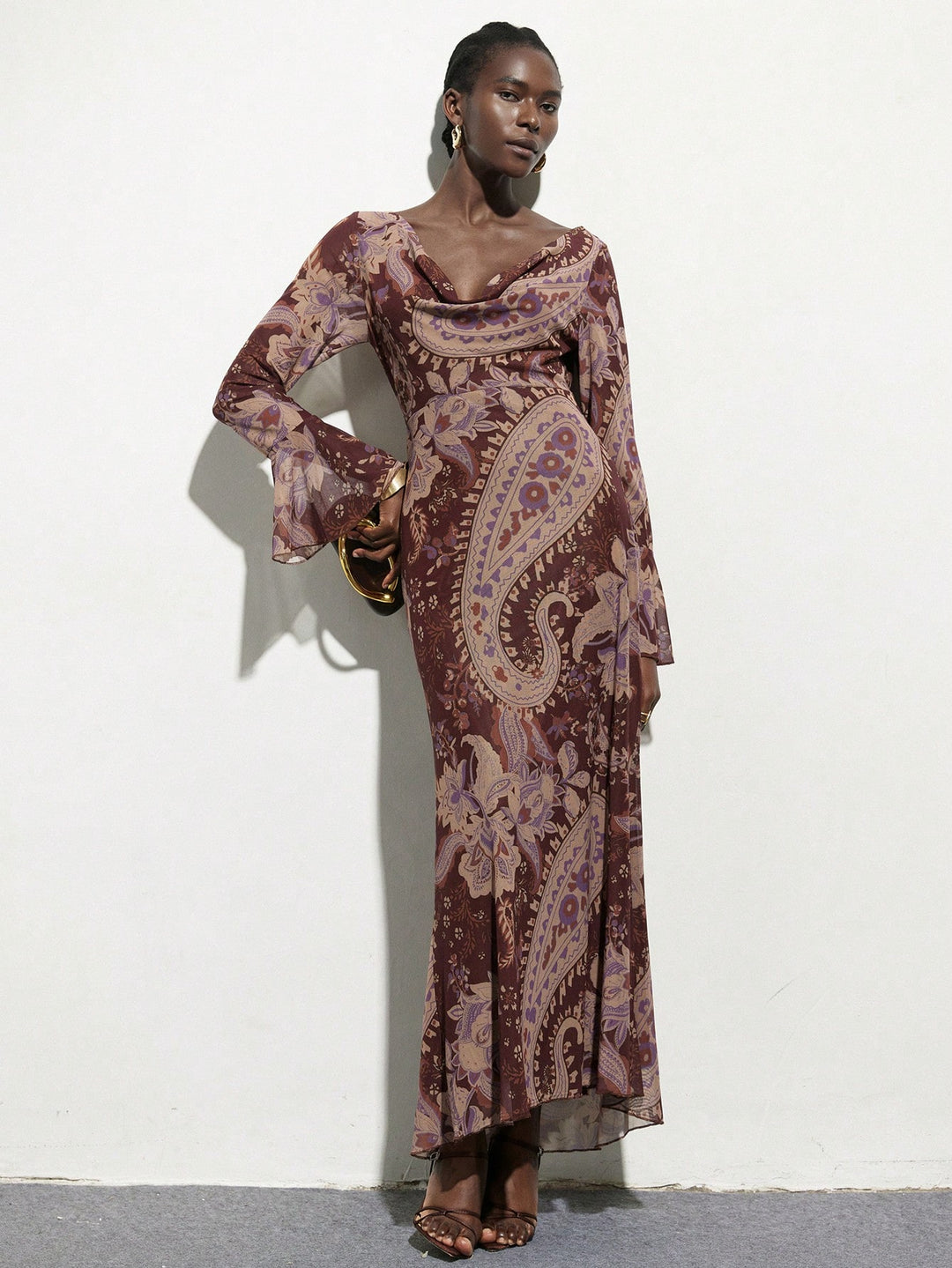 Rochie maxi SHEIN, mix culori