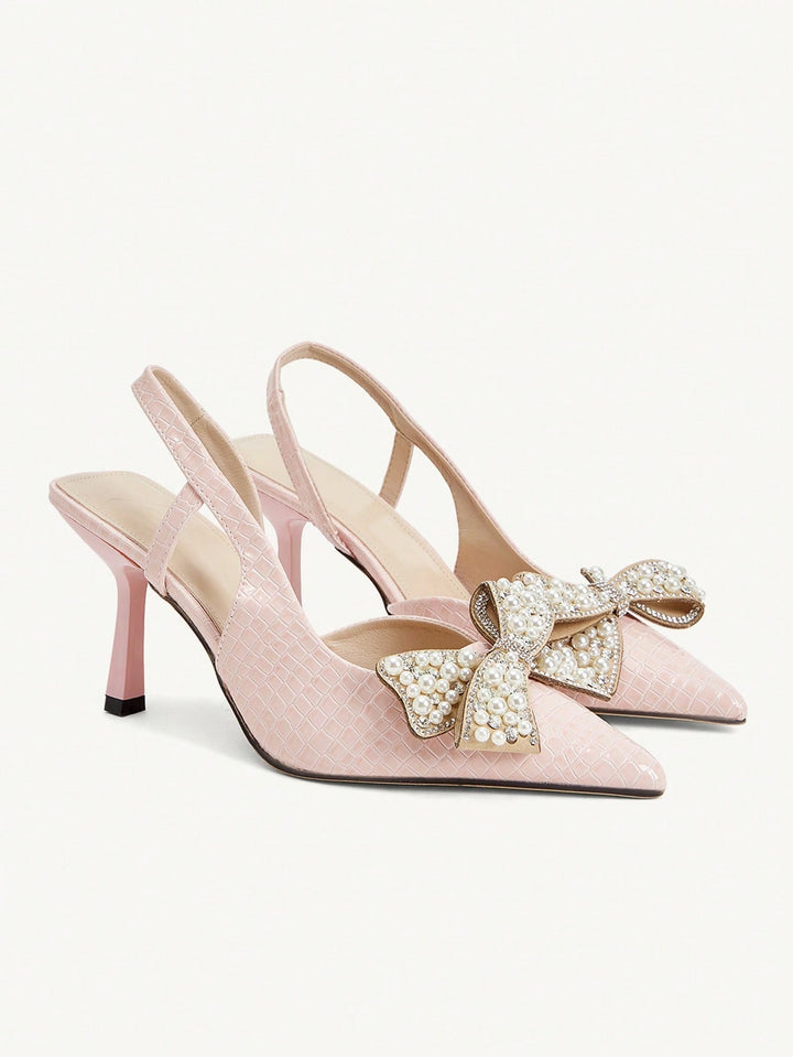 Pantofi cu toc SHEIN, roz
