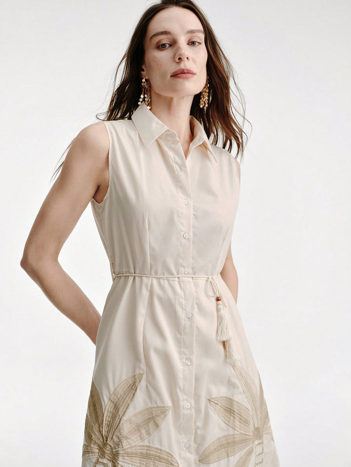 Rochie midi SHEIN, bej
