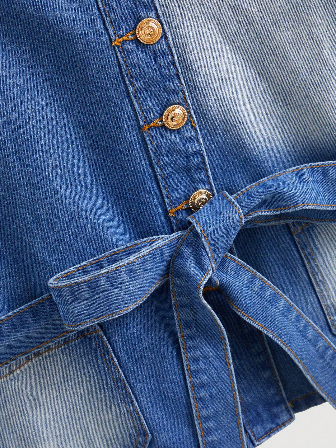 Jachetă din denim SHEIN, albastru
