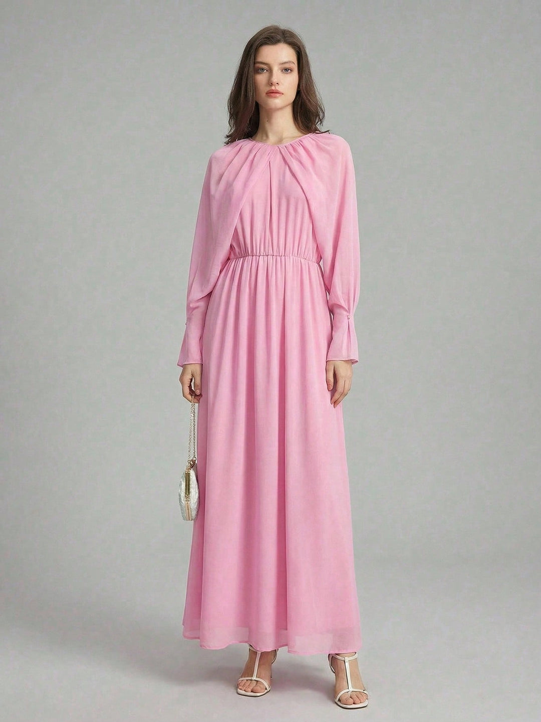 Rochie maxi SHEIN, roz