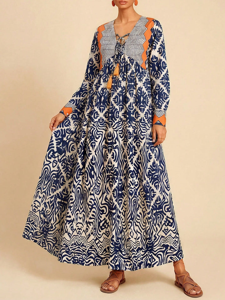 Rochie maxi SHEIN, mix culori