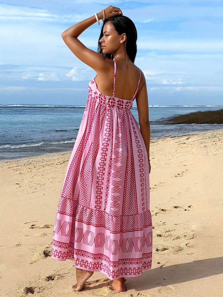 Rochie maxi SHEIN, mix culori
