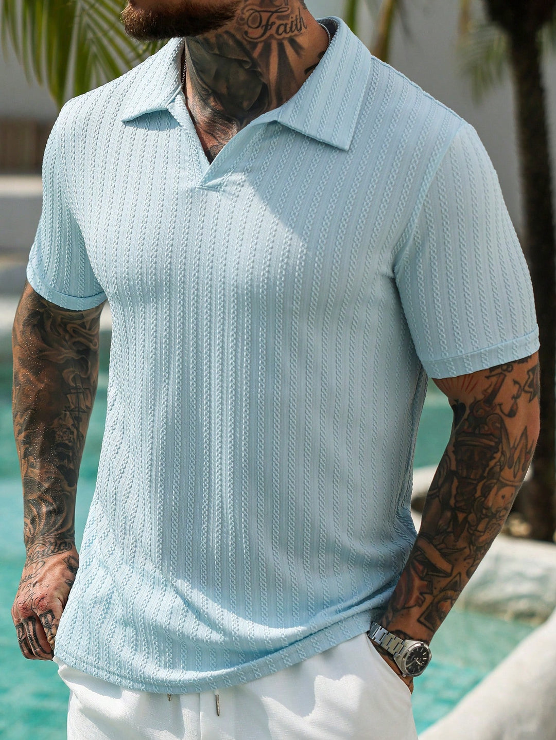Tricou SHEIN, albastru