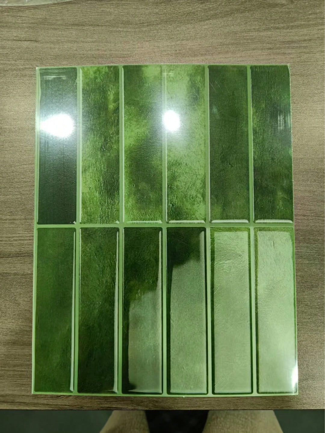 Set autocolante SHEIN, verde