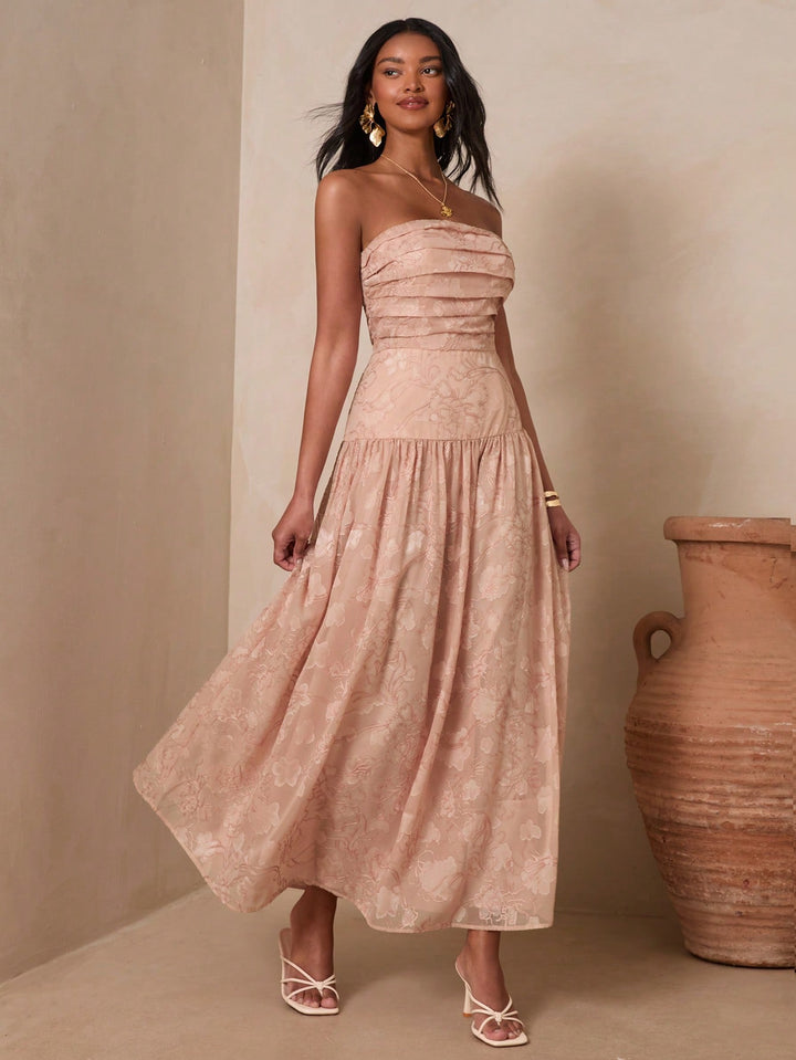 Rochie maxi SHEIN, roz