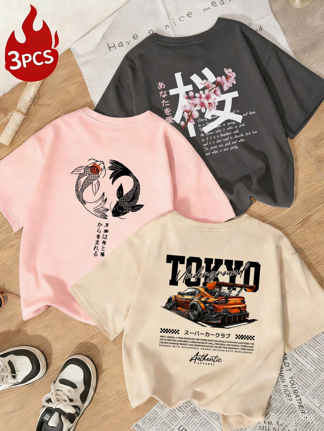 Tricou SHEIN, mix culori