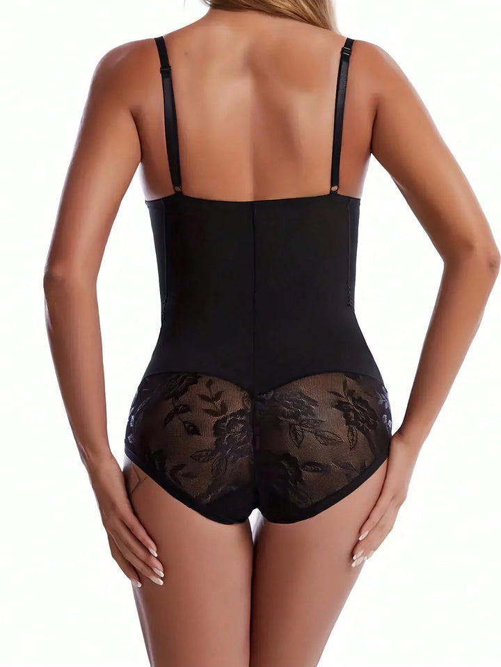 SHEIN alakformáló body, fekete