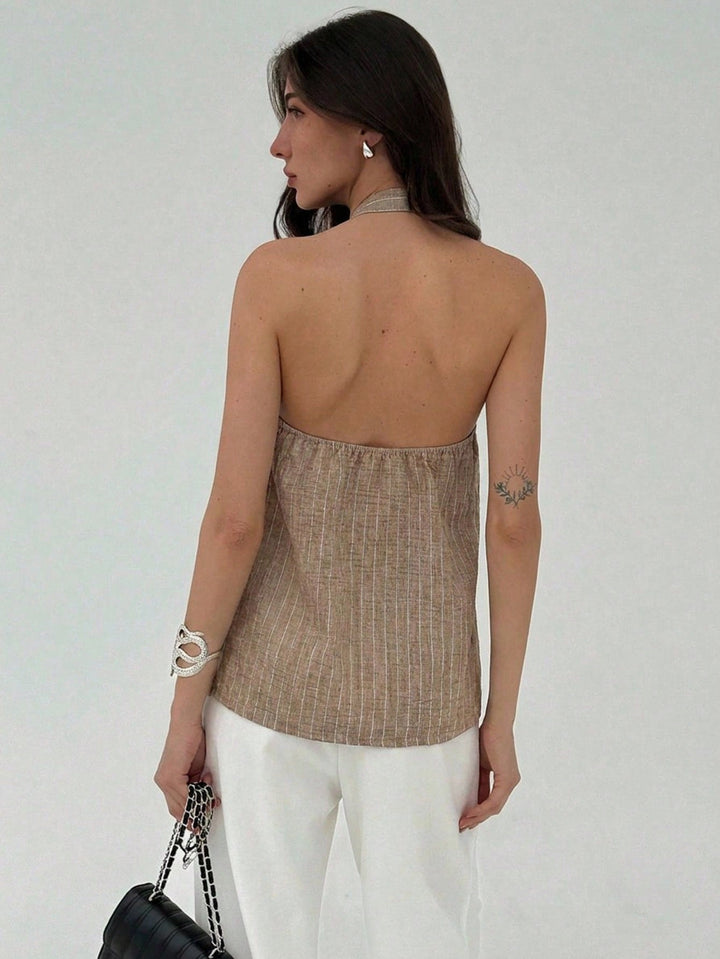 Top SHEIN, portocaliu
