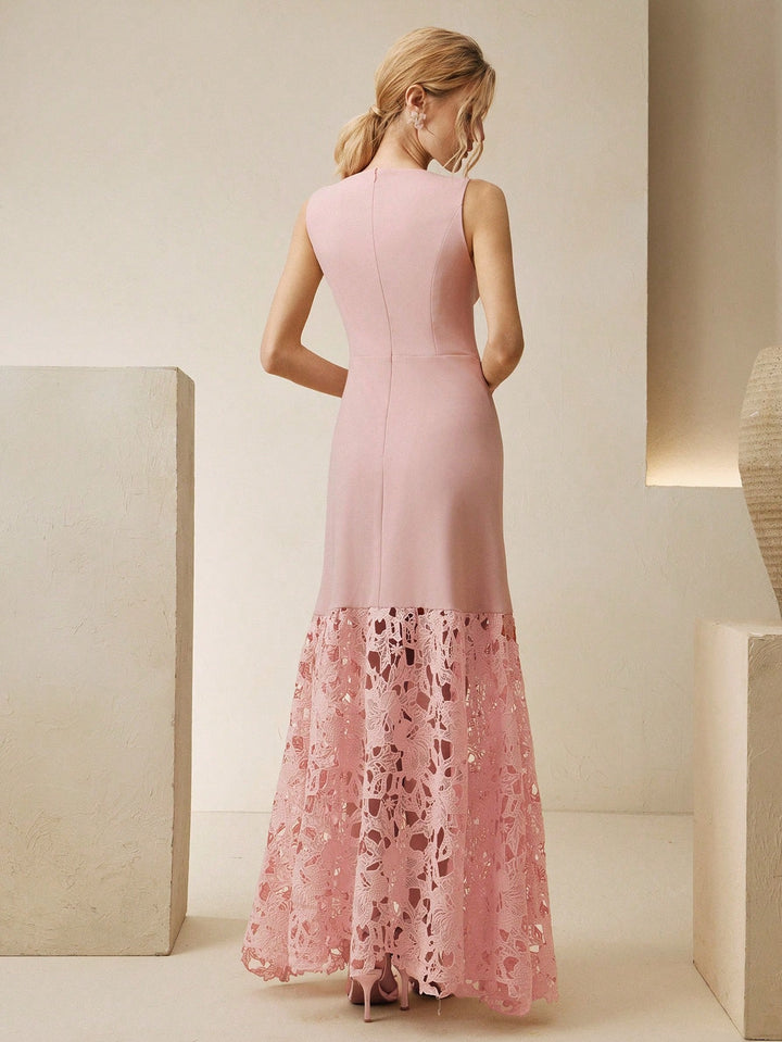 Rochie maxi SHEIN, roz