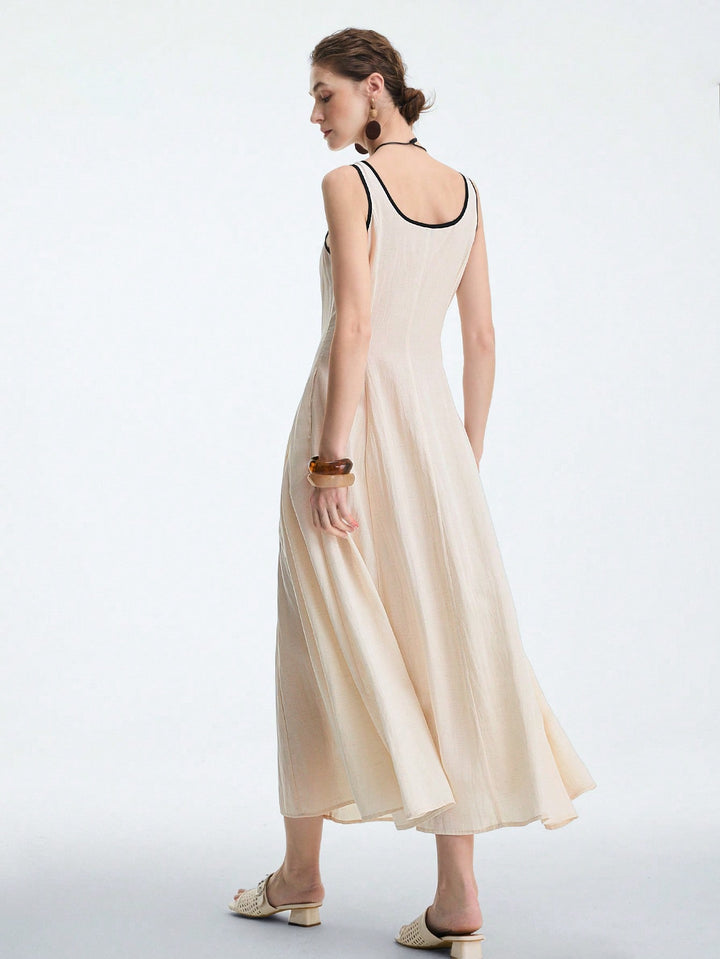 Rochie maxi SHEIN, portocaliu