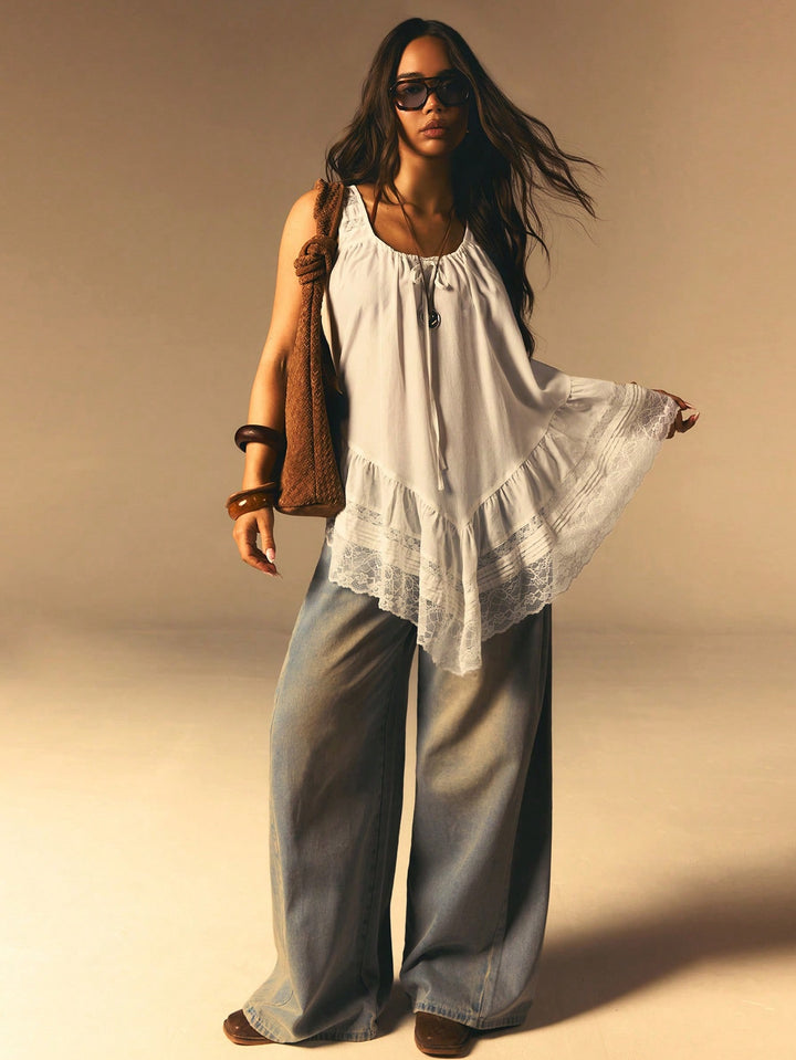 Top SHEIN, portocaliu