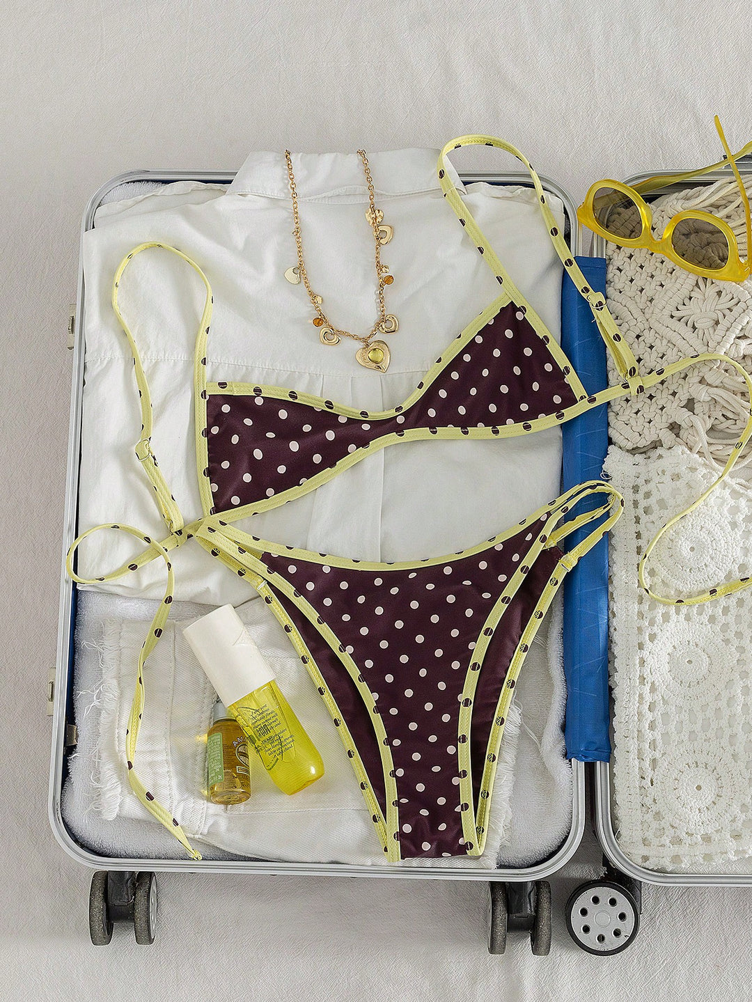Set bikini SHEIN, maro