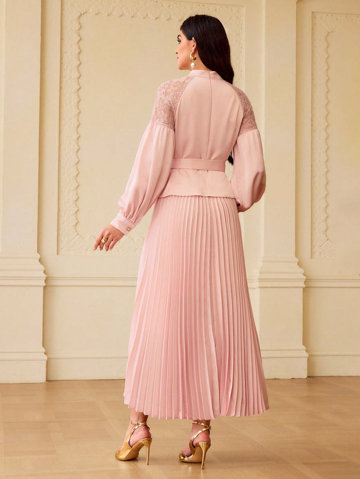 Rochie midi SHEIN, roz