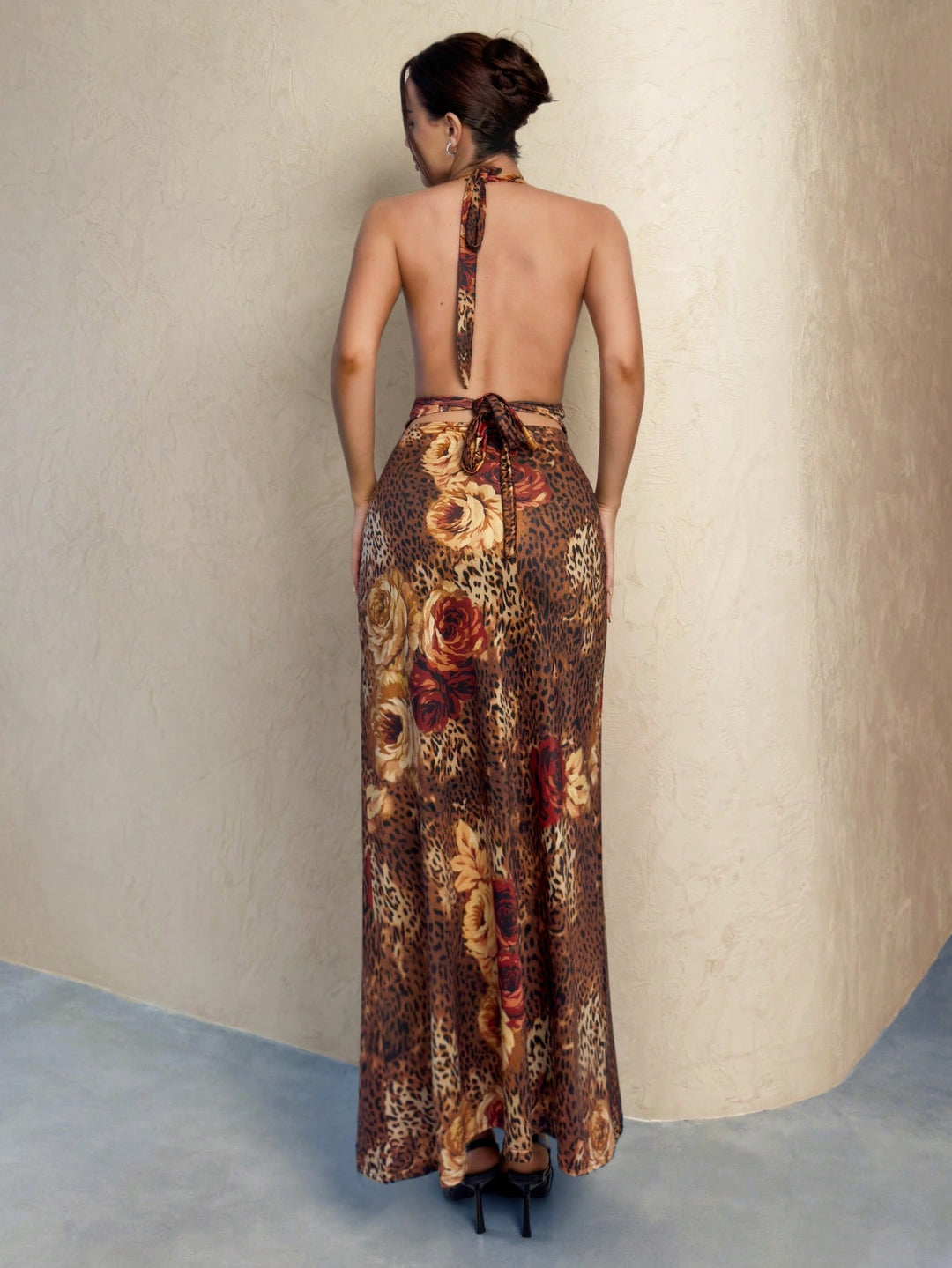 Rochie maxi SHEIN, mix culori