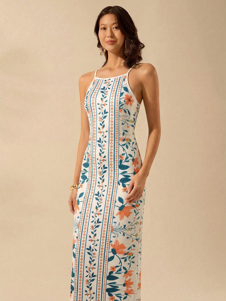 Rochie maxi SHEIN, mix culori