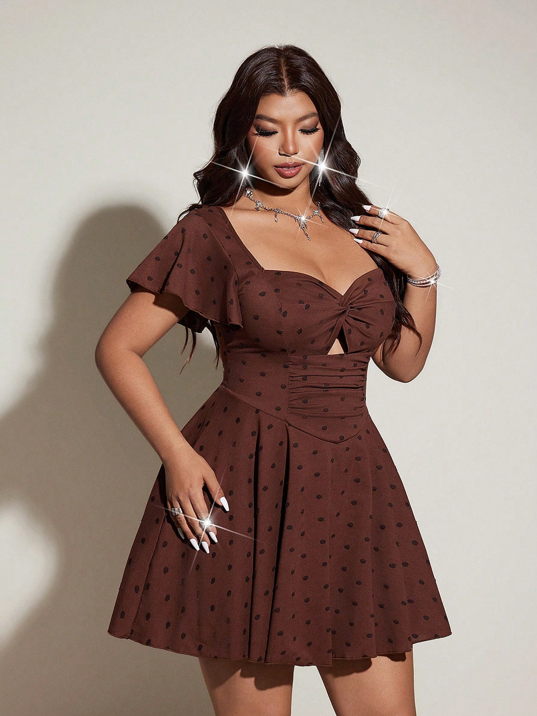Rochie SHEIN, maro