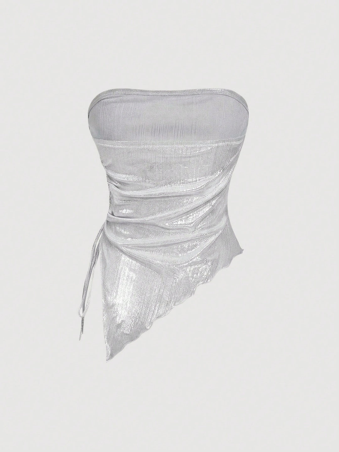 Top SHEIN, argintiu