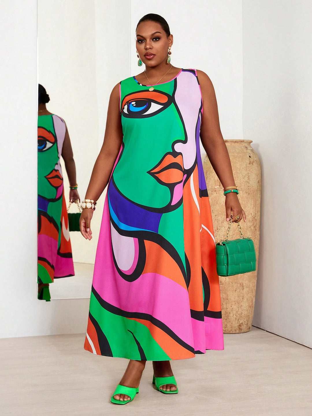 Rochie SHEIN, mix culori