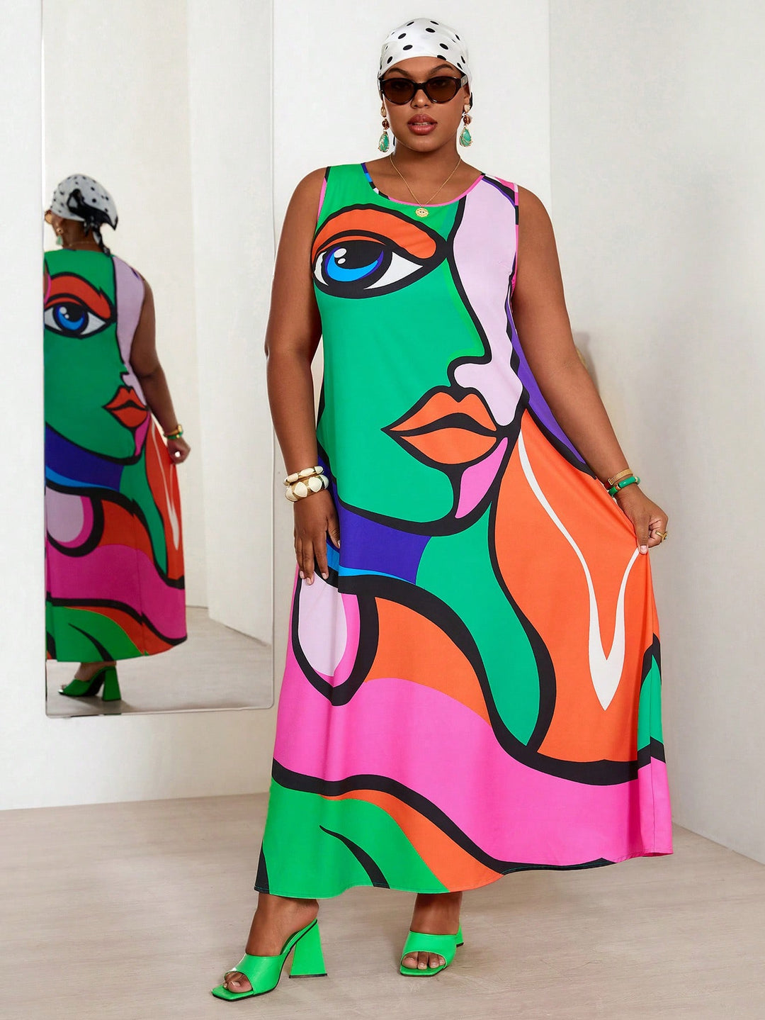 Rochie SHEIN, mix culori