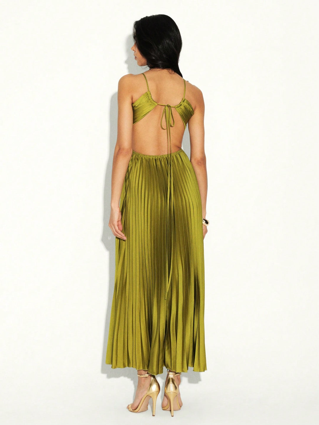 Rochie maxi SHEIN, verde