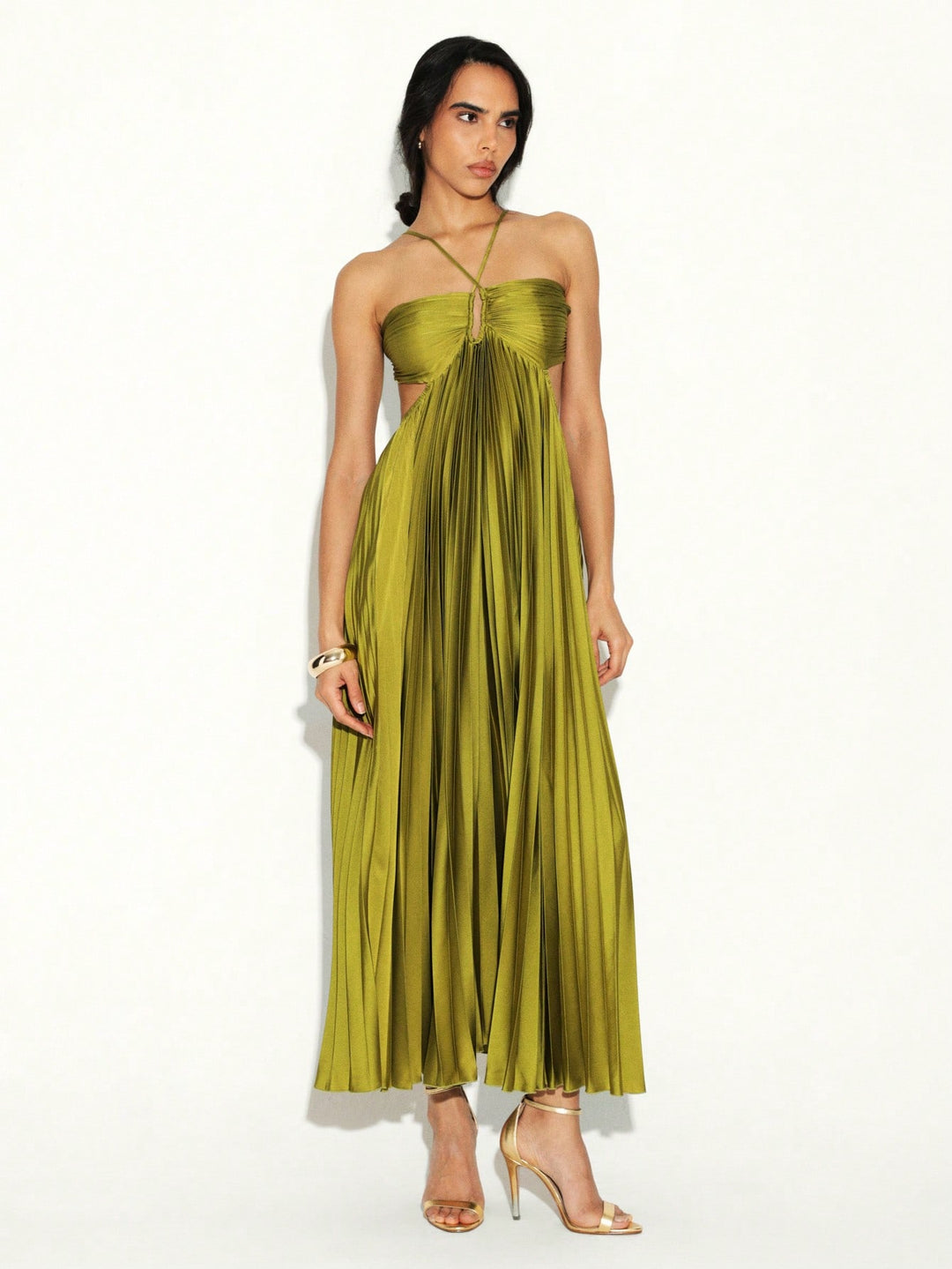 Rochie maxi SHEIN, verde