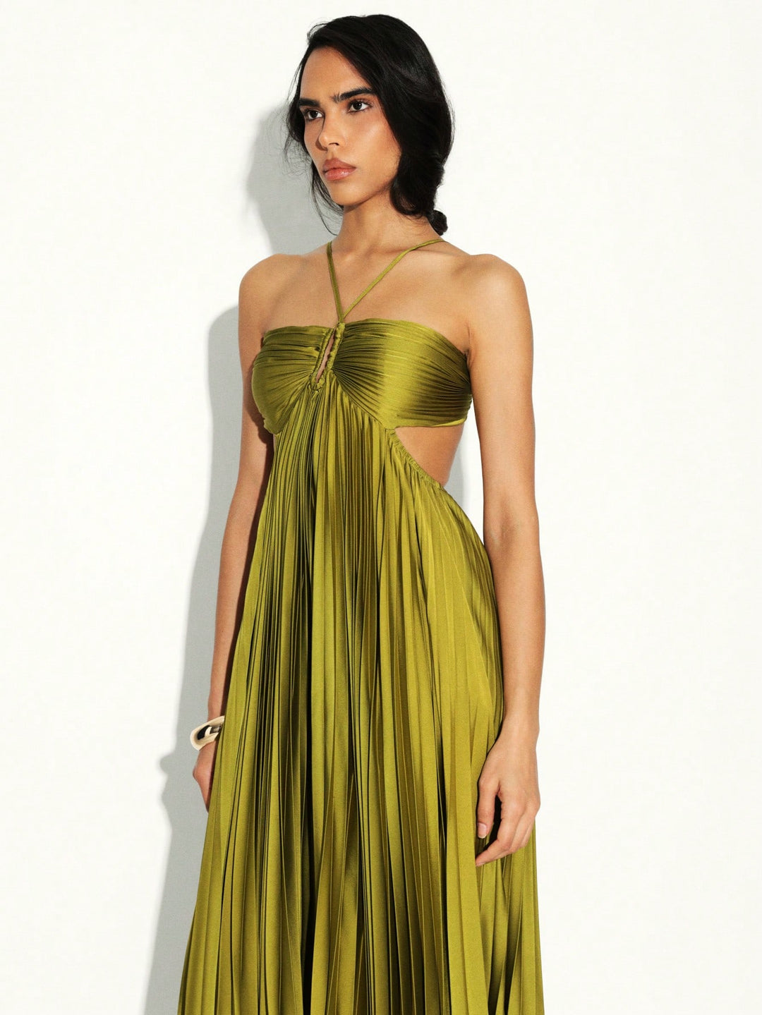 Rochie maxi SHEIN, verde