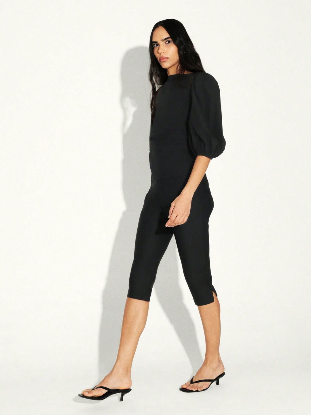Pantaloni SHEIN, negru