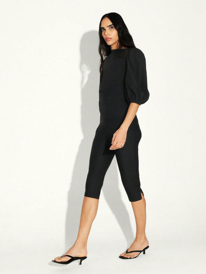 Pantaloni SHEIN, negru
