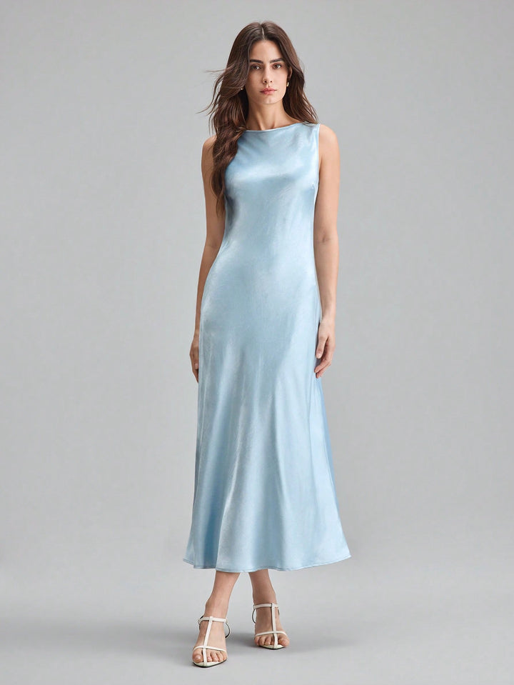 Rochie maxi SHEIN, albastru